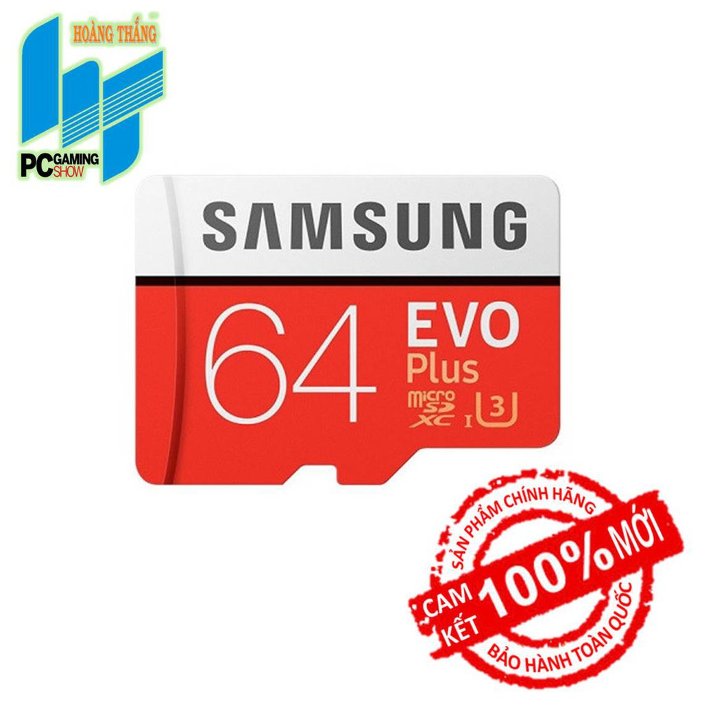 Thẻ nhớ Micro SDXC Samsung 64GB EVO Plus (class10)