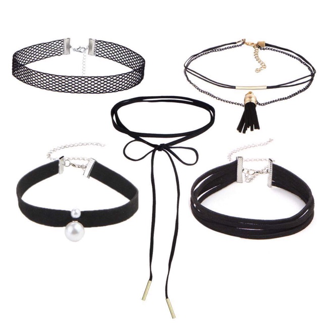 Set choker cá tính