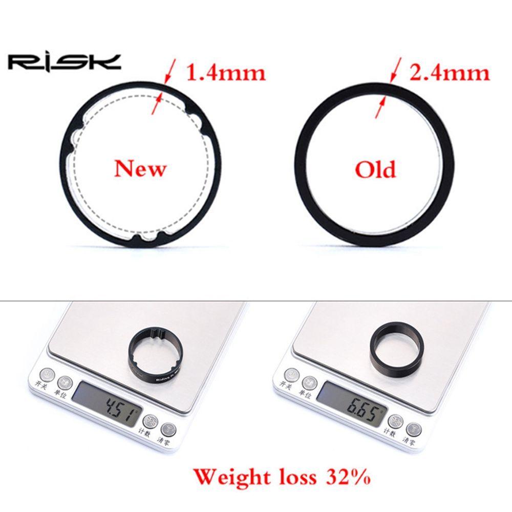 MUVAKO Bộ 4 Vòng Đệm Phuộc Trước Bằng Nhôm Gọn Nhẹ Cho Xe Đạp MTB