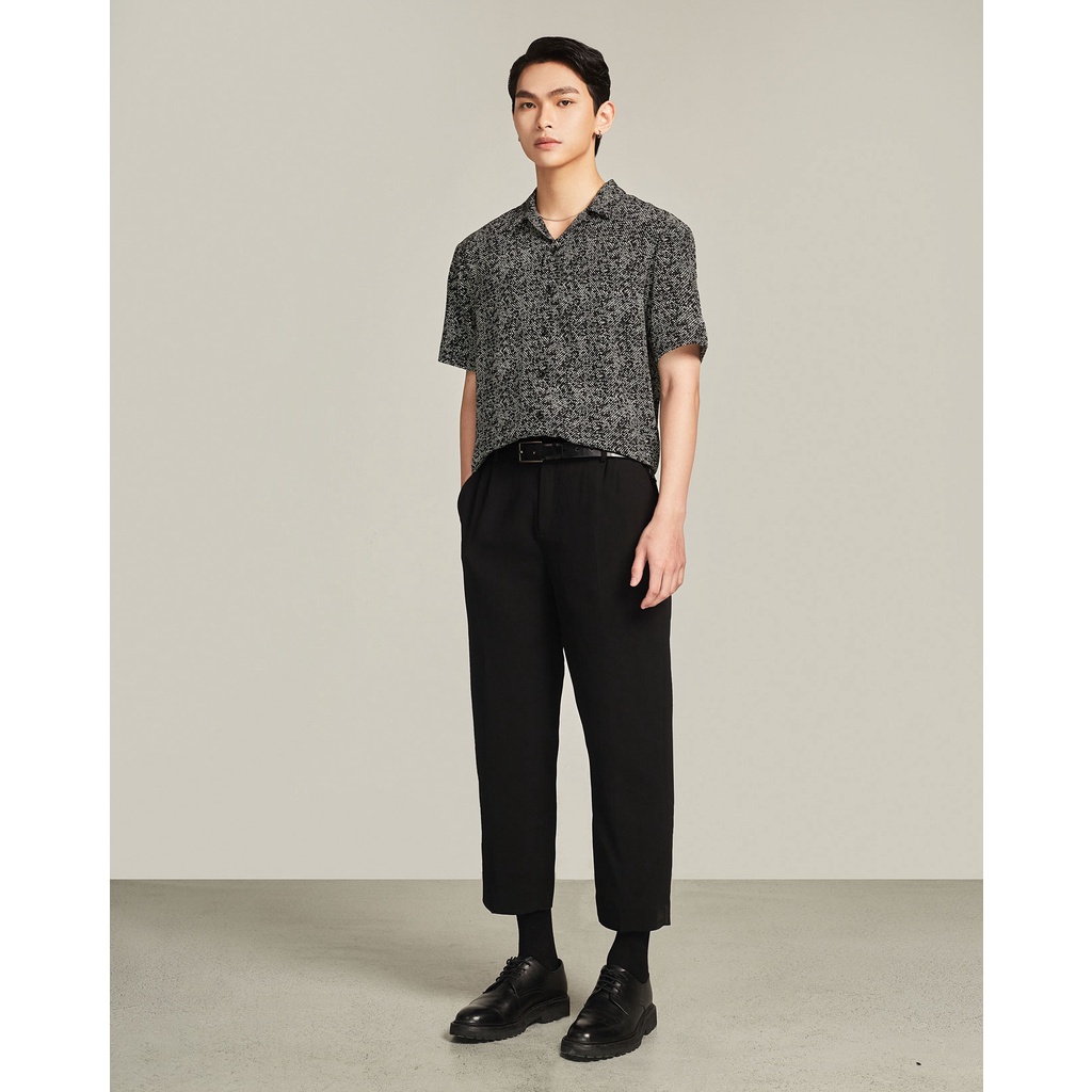 Áo sơ mi ngắn tay nam chống nhăn Highway  Snake Scales