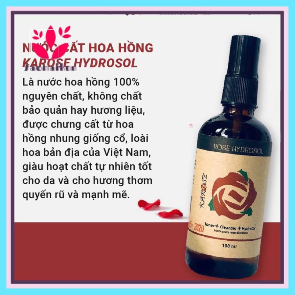 Nước hoa hồng Karose Hydrosol toner 100% nguyên chất, không gây kích ứng x | BigBuy360 - bigbuy360.vn