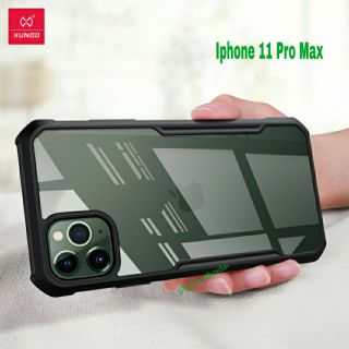 Ốp lưng Iphone 11 Pro Max hiệu Xundd lưng trong viền màu chống ố chống sốc 2 mét