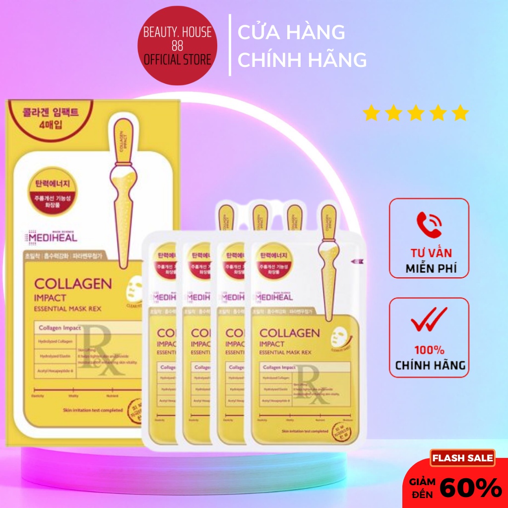 Mặt nạ trẻ hóa Mediheal Collagen Impact Essential Mask RX