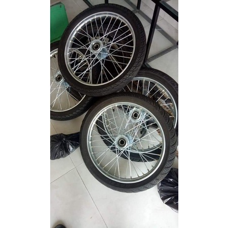 Bánh Xe Đẩy Xe Kéo  300 - 19 , Vành Xe , Niền Xe