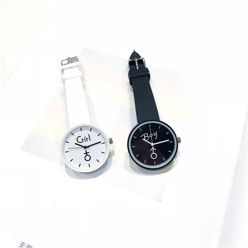 Đồng hồ thời trang nam nữ Boy &amp; Girl B51 dây silicon 0kh0