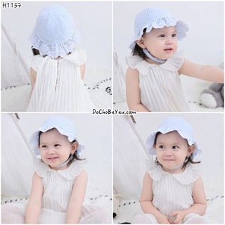 Nón mũ vải cho bé gái