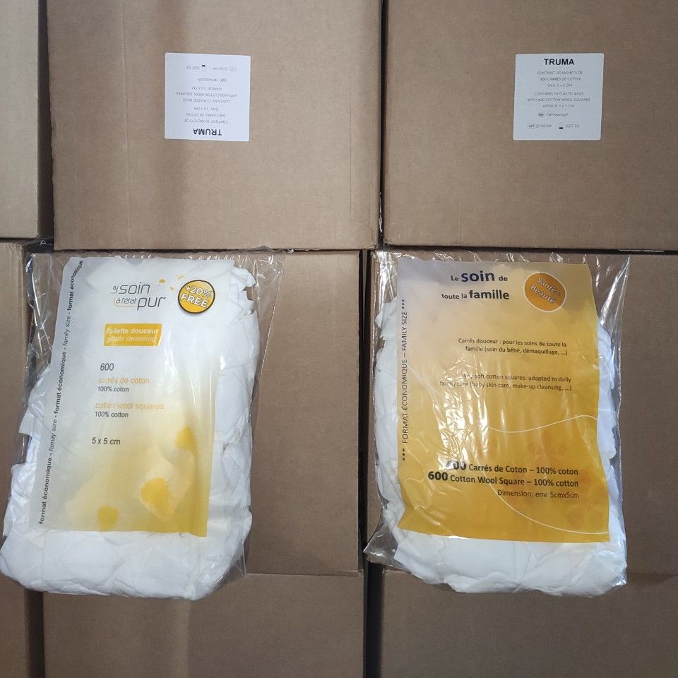 Bông Tẩy Trang TETRA / TRUMA / OSEZ Hữu Cơ - Hàng Pháp