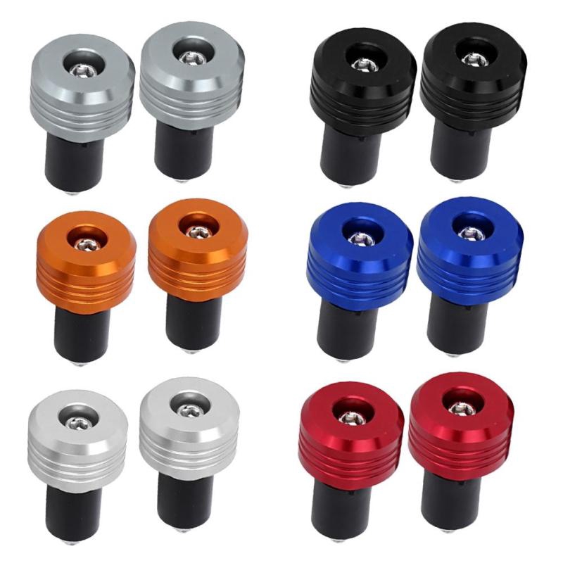 Motorcycle Handlebar Grip End Aluminum Plugs Moto Slider Accessories