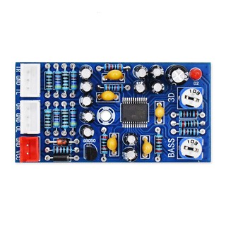 XH-A905 Hiệu ứng âm thanh Làm đẹp Bảng mạch tiền khuếch đại Âm thanh 3D Bảng mạch tiền khuếch đại âm thanh mạnh mẽ Mô-đun tiền khuếch đại âm trầm JRC2706