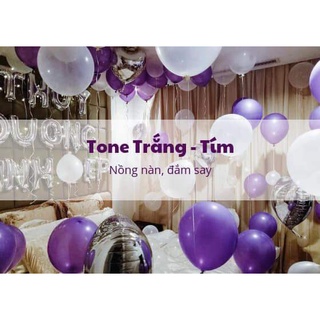 Combo 100 vỏ bóng bay 10 inch 30cm - bong bóng nhiều màu loại tốt