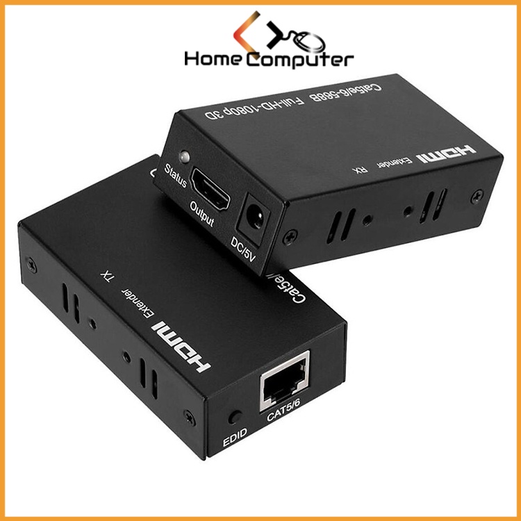 Bộ chuyển HDMI to LAN 2K 60m, bộ chuyển hdmi ra cổng lan 60m hàng chính hãng,bảo hành 6 tháng.Home Computer