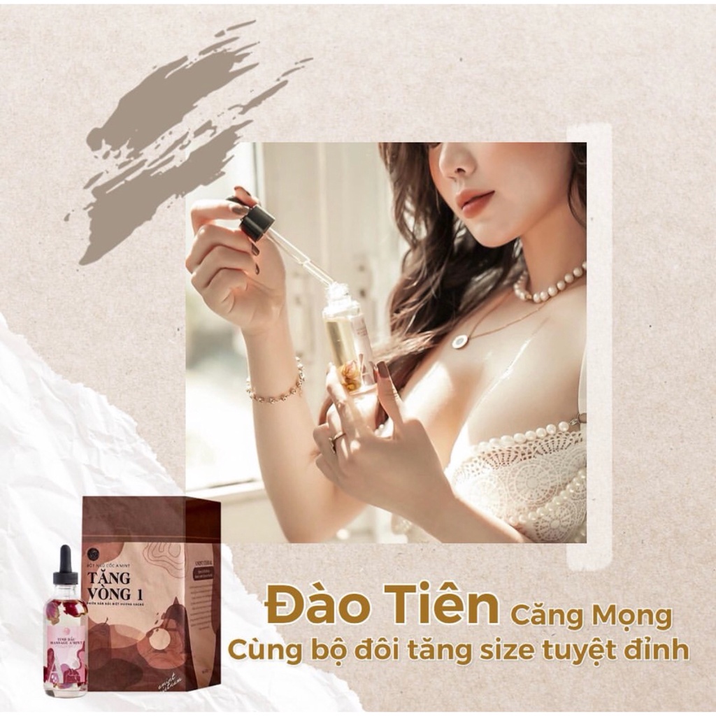 Combo Tăng Vòng1 Cacao + Tinh dầu massage