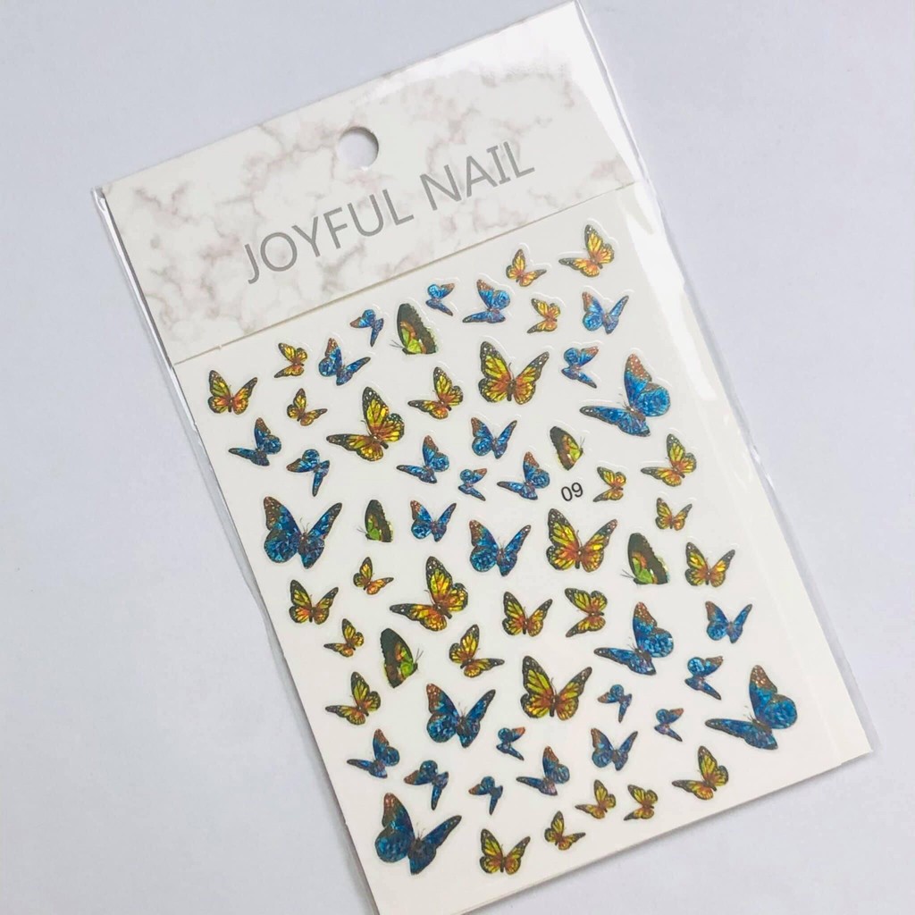 [SIÊU RẺ] STICK BƯỚM DÁN MÓNG 5D - NAIL PHỤ KIỆN TRANG TRÍ HÌNH DÁN MÓNG