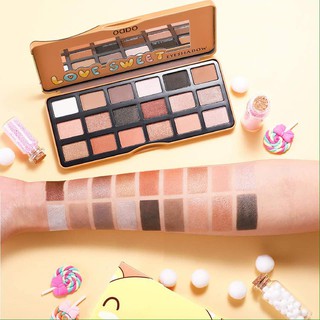 Bảng Phấn Mắt ODBO Love Sweet Eyeshadow 18 Ô