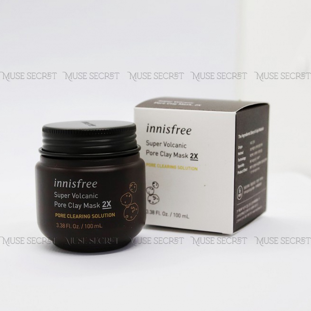 [Quà Tặng Khẩu Trang] Mặt Nạ Đất Sét Innisfree - Mặt Nạ Se Khít Lỗ Chân Lông Innisfree Super Volcanic Pore Clay Mask 2X | BigBuy360 - bigbuy360.vn