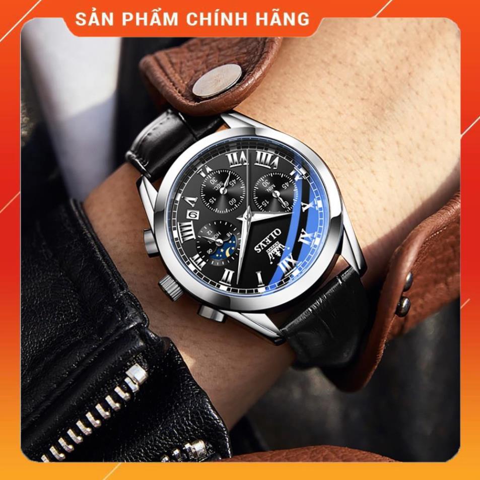 Đồng hồ đeo tay cơ cấu thạch anh kim chỉ chống thấm nước cho nam