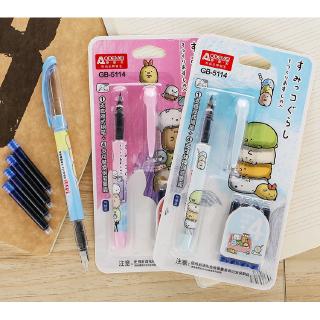 Bộ Bút Mực Có Thể Thay Thế In Hình Sumikkogurashi Cho Học Sinh