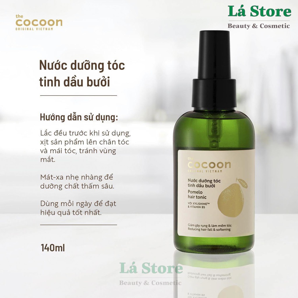 chính hãng - nước dưỡng tóc tinh dầu bưởi The Coocoon dạng xịt