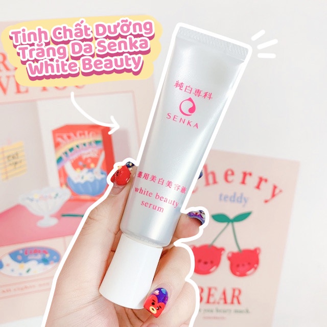 Tinh Chất Dưỡng Trắng Da Senka White Beauty Serum 35 gr