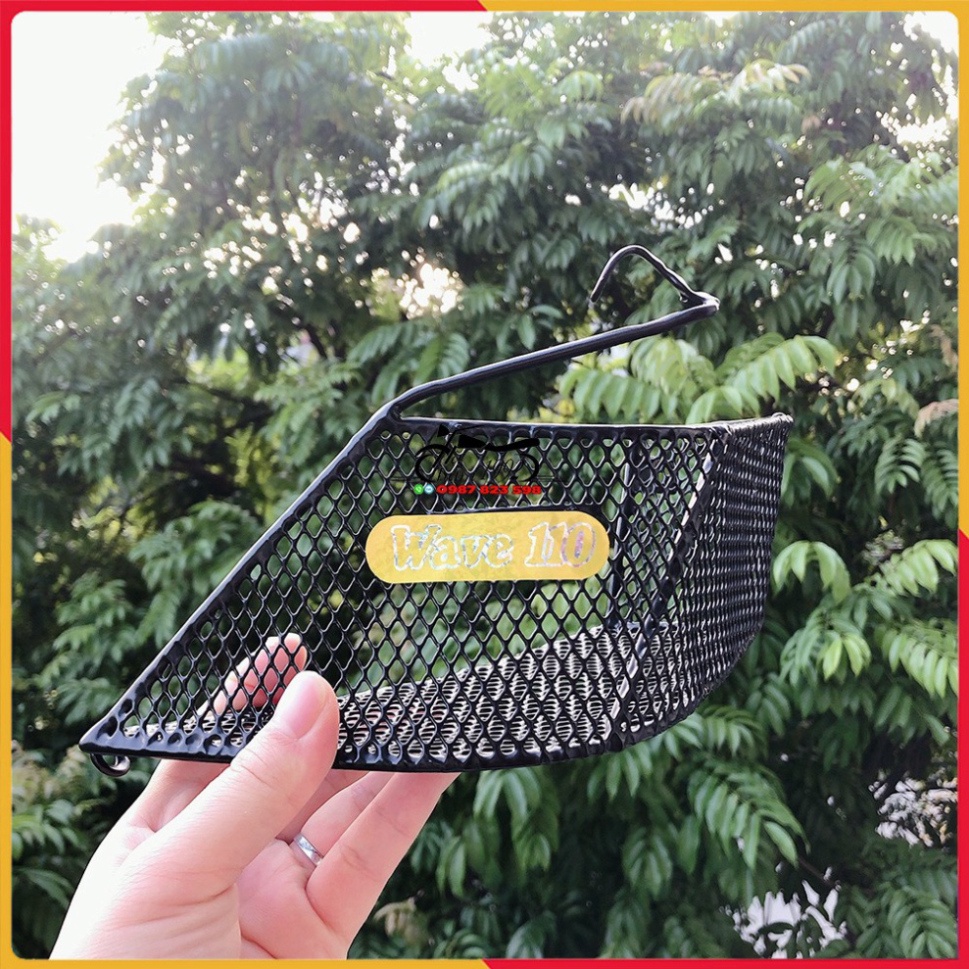 Giỏ Cạnh - Rổ Hông Wave S 110 2009 - 2012 Lưới Thép Sơn Tĩnh Điện SP tự chụp Ảnh thật Sp