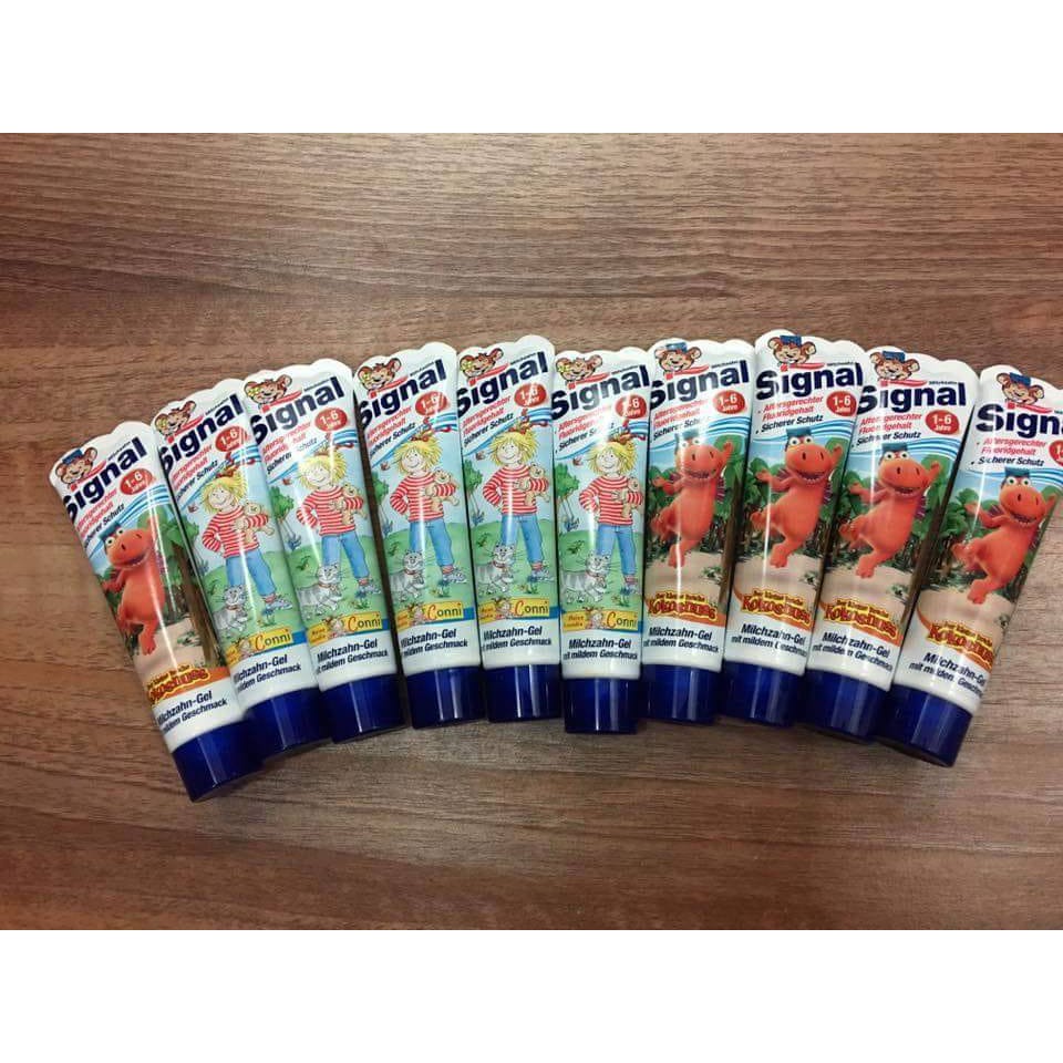 KEM ĐÁNH RĂNG SIGNAL của Pháp cho các bé 0-6 tuổi.