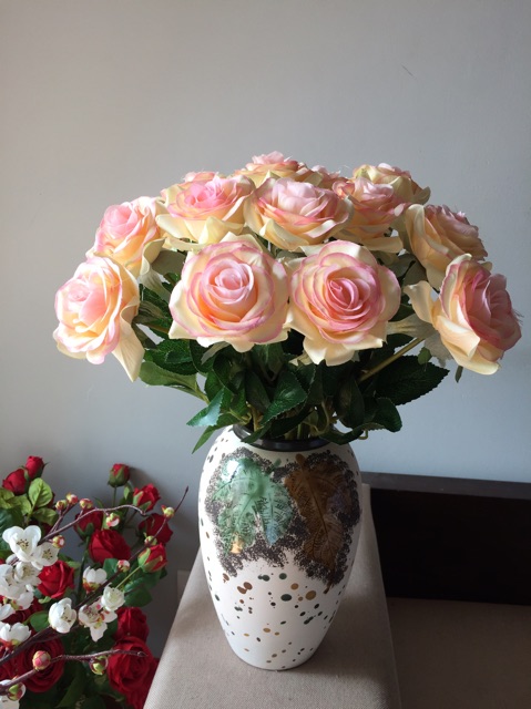 DEAL SỐC Hoa lụa - hoa hồng cành
