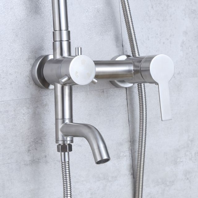 Bộ sen cây INOX 304 (mẫu đôi) [Giảm Sốc]