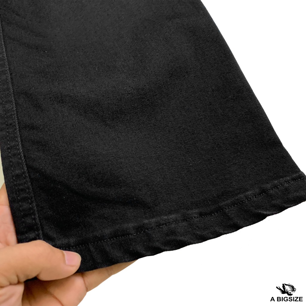 Quần Jean đen Rách gối từ 75 -130kg | BigBuy360 - bigbuy360.vn