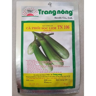 Hạt giống cà sọc lem TN 106 Trang Nông gói 5g