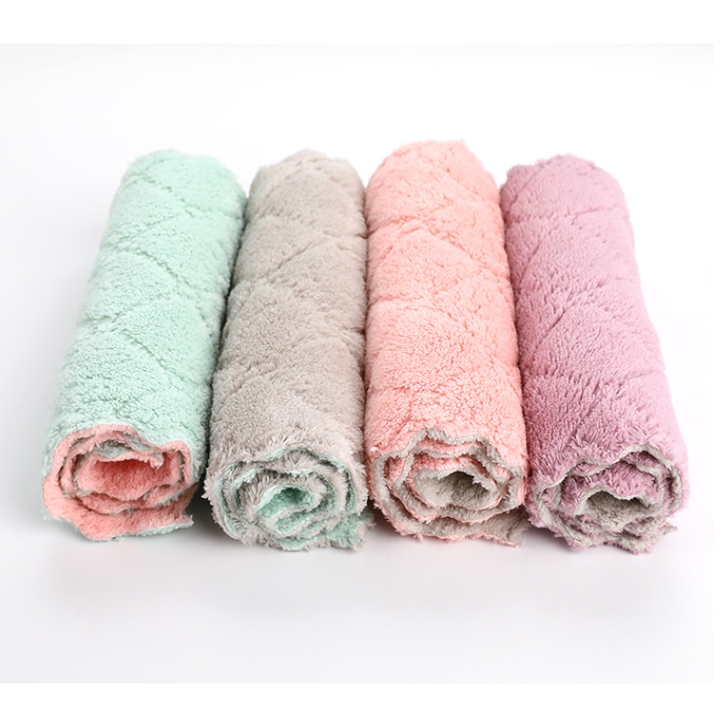 Khăn vi sợi siêu thấm hút dùng lau dọn đồ dùng tiện dụng cho nhà bếp