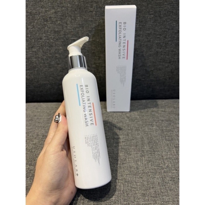Sữa Tắm Trắng Sáng Da & Hỗ Trợ Đồng Đều Màu Da Usolab Bio Intensive Exfoliating Wash