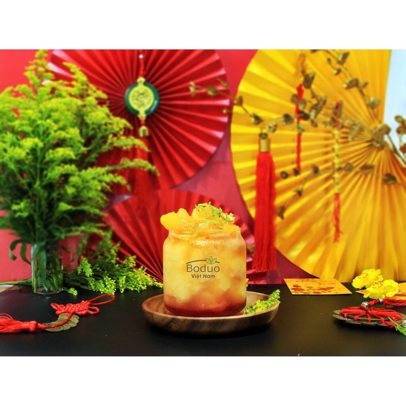 Mứt hoa nhài Boduo hộp 1kg