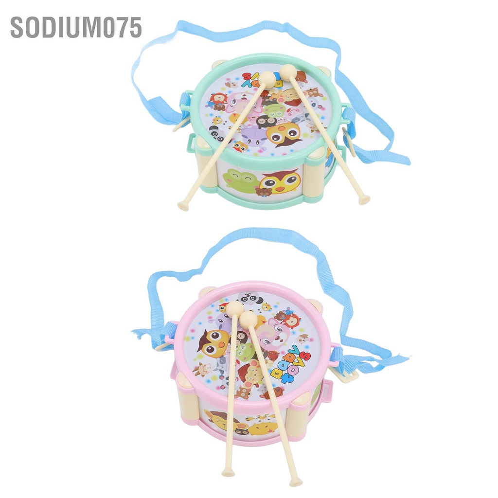 Sodium075 6 cái Đồ chơi âm nhạc giáo dục cho bé Bộ trống Nhạc cụ lắc gõ trên bộ búa cát