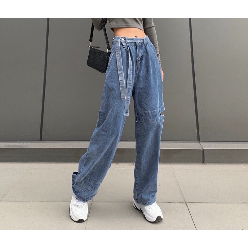 [ẢNH THẬT ĐỘC QUYỀN REPLEI1986] Quần jeans 108 dáng suông, ống rộng