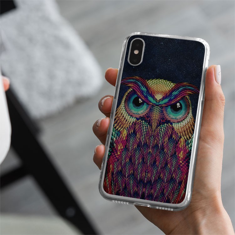 Ốp Lưng Design cú mèo nghệ thuật xếp giấy Iphone 7/7Plus/8/8Plus/X/Xs/Xs Max/11/11 Promax/12/12 Promax OWL20210134