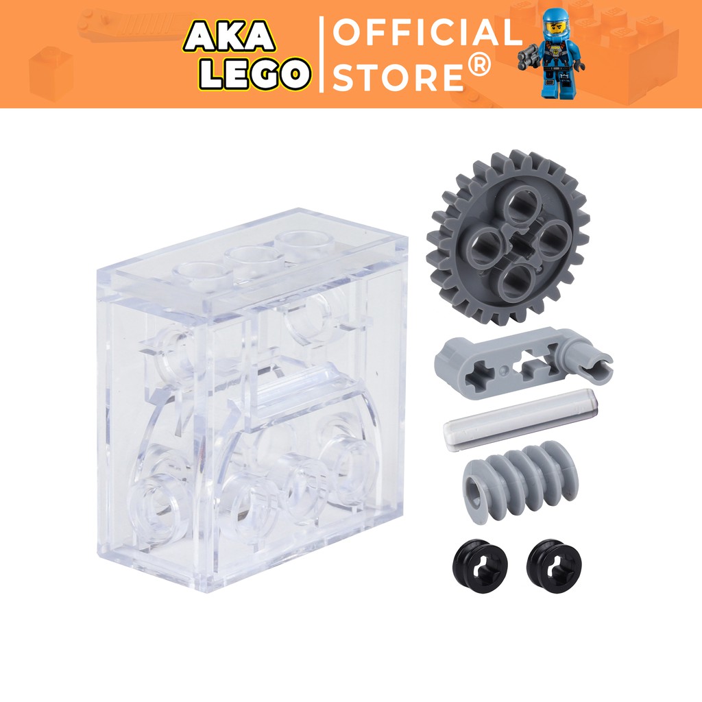 PHỤ KIỆN LEGO TECHNIC HỘP SỐ BÁNH RĂNG TRỤC VÍT TƯƠNG THÍCH LEGO 9686 LEGO EDUCATION