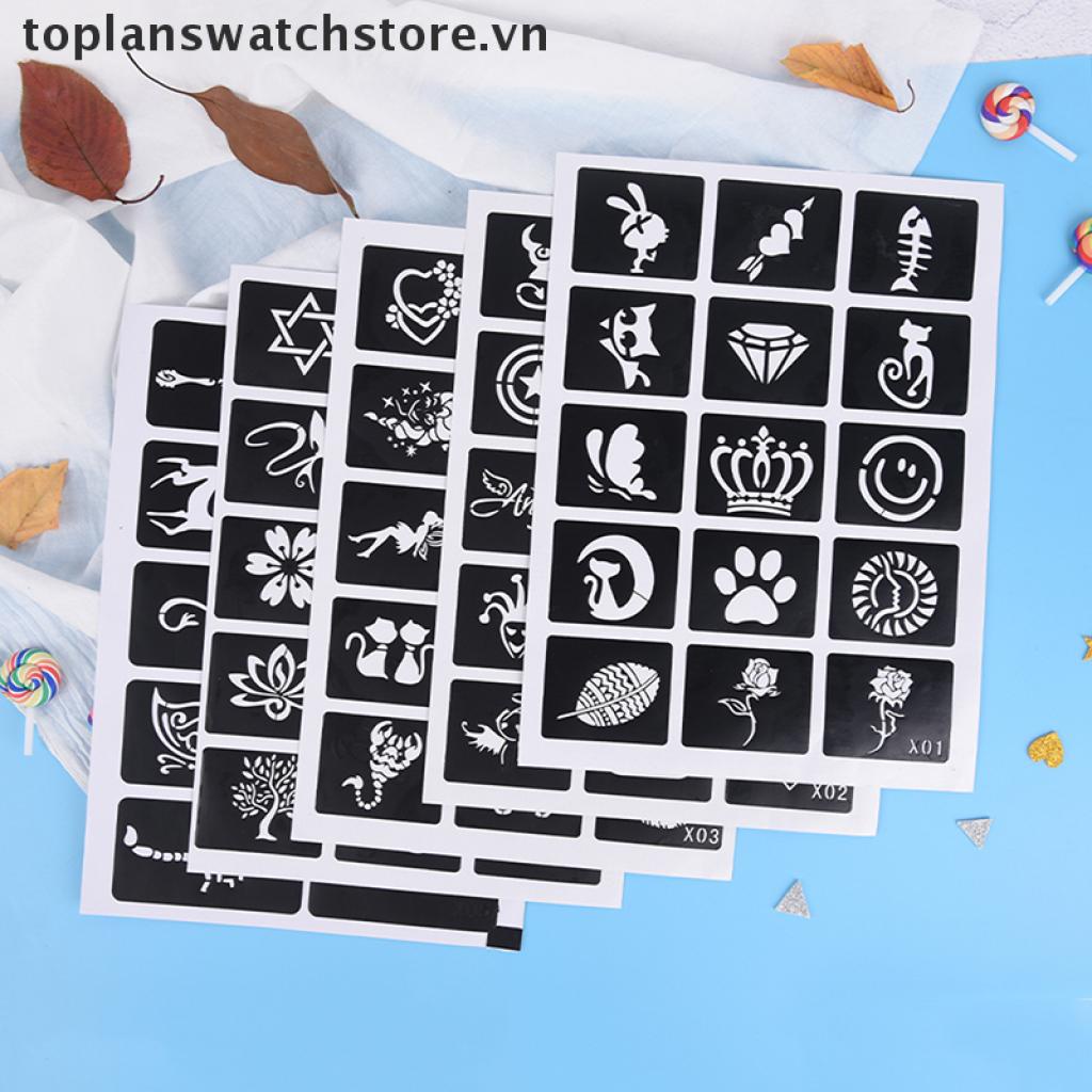Set 10 / 15 Tấm Hình Xăm Dán Nghệ Thuật Cỡ Nhỏ 11Mm