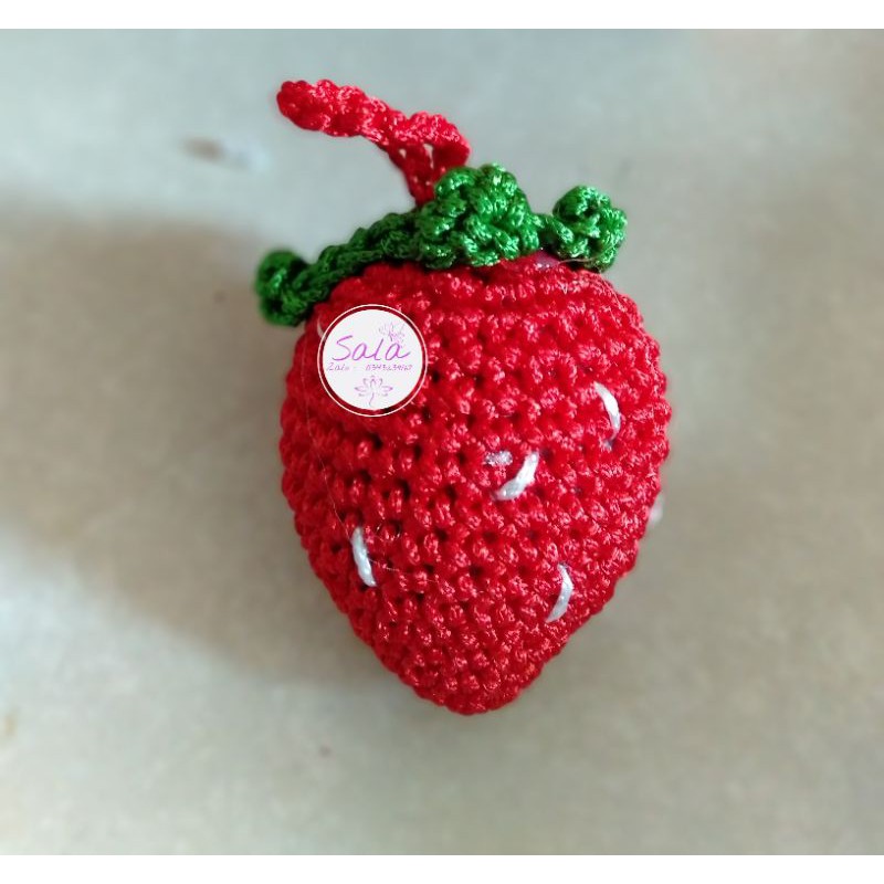 MÓC KHOÁ HÌNH TRÁI DÂU | BigBuy360 - bigbuy360.vn