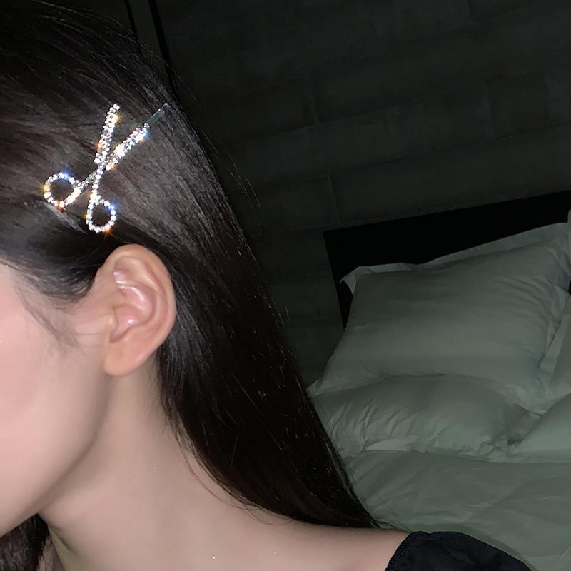 Kẹp Tóc Đính Đá Nhân Tạo Lấp Lánh Phong Cách Hàn Quốc