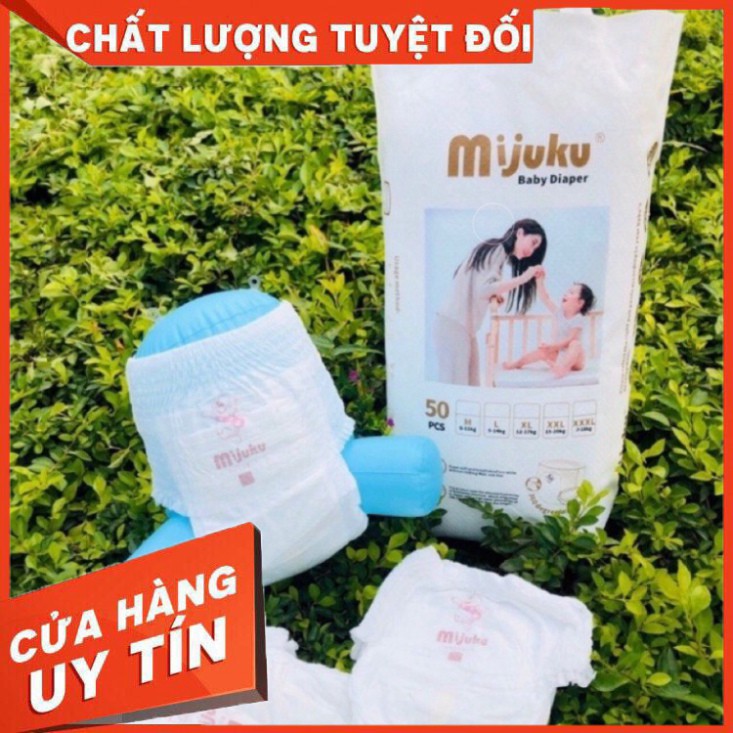 COMBO 50 MIẾNG BỈM QUẦN MIJUKU XUẤT NHẬT M50/L50/XL5/XXL50/XXXL50