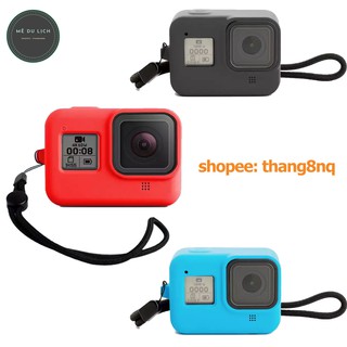 Vỏ silicon cho gopro 8 (KHÔNG LOGO)