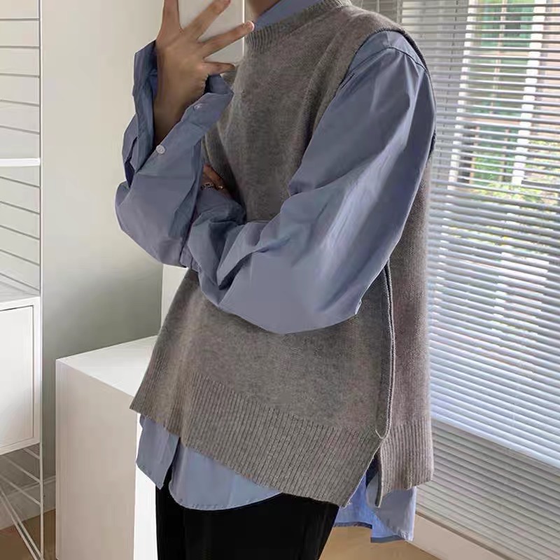 ÁO GILE ĐƠN GIẢN NAM NỮ, ÁO GILÊ XẺ TÀ BIGSIZE NAM NỮ