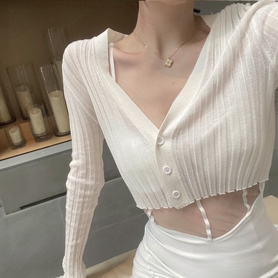 ÁO KHOÁC NHẸ 🌼NANO Studio🌼LEN MỎNG CARDIGAN GÀI NÚT cao cấp 2021 mùa hè Siêu Nhẹ Hàng nhập QC phối váy | BigBuy360 - bigbuy360.vn