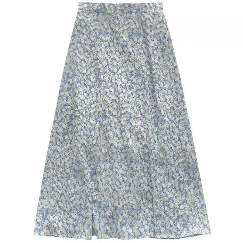 Chân váy dài hoa nhí hàn quốc xinh cho nữ, aimeecloset.vn ảnh thật | BigBuy360 - bigbuy360.vn