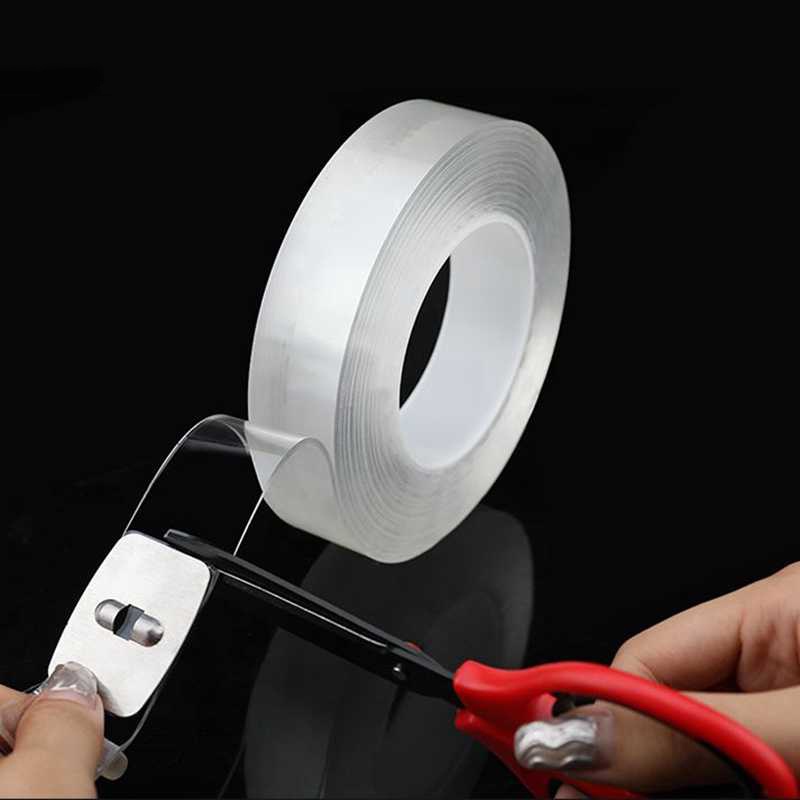 Cuộn Keo Dán 2 Mặt Siêu Dính Nano Kháng Nước Đa Năng Trong Suốt Magic Tape 3 Mét Zaba