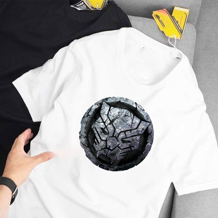 ÁO THUN UNISEX CỔ TRÒN TAY NGẮN MARVEL BÁO ĐEN BLACK PANTHER IN HÌNH COOL NGẦU GIÁ RẺ CỰC SHOCK CÓ SIZE TRẺ EM - 549