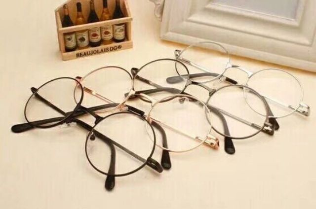 Mắt kính giả cận gọng tròn 0 độ sỉ bằng lẻ | BigBuy360 - bigbuy360.vn