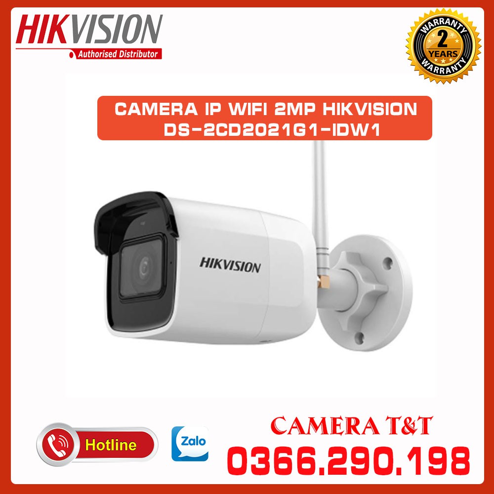 Camera IP Wifi 2MP HIKVISION DS-2CD2021G1-IDW1
