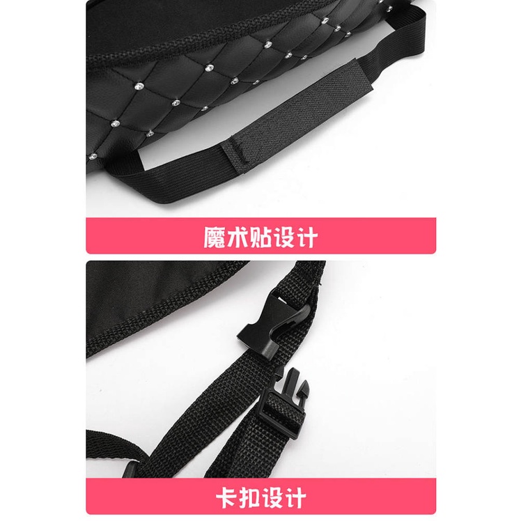 Túi lưới đựng đồ treo lưng ghế xe hơi đa năng tiện dụng