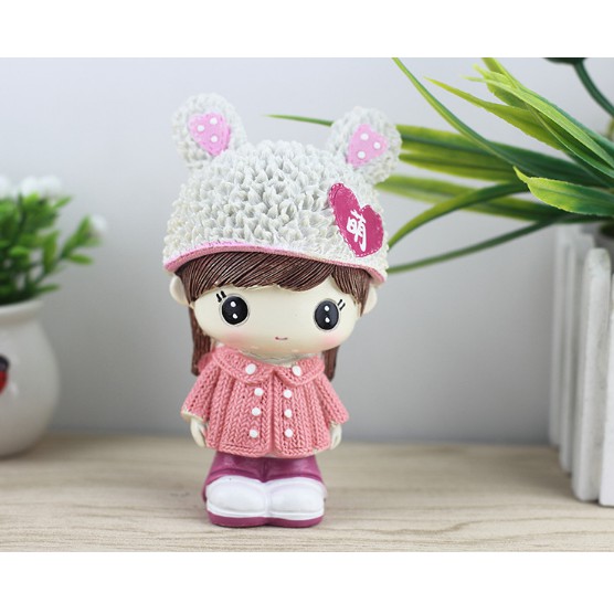 M2-1 Tượng cặp đôi trang trí bàn học, tủ kệ-quà lưu niêm